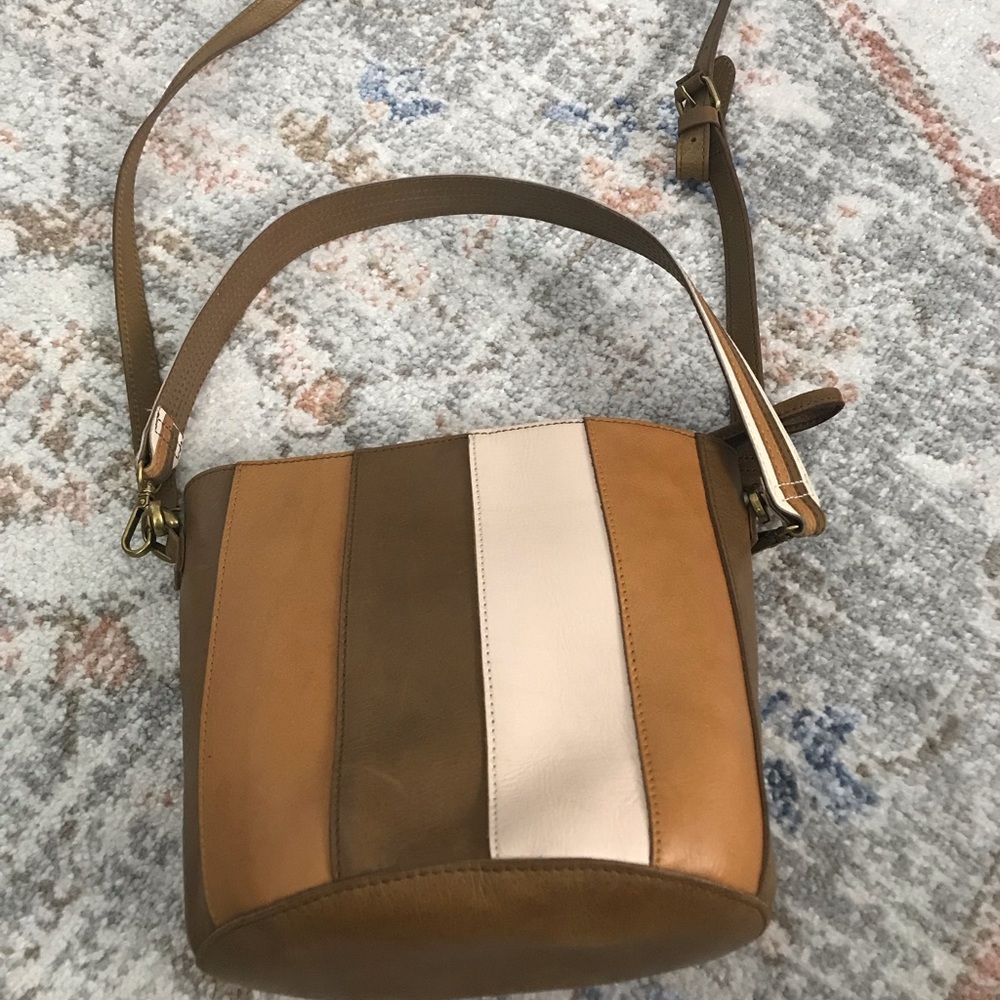 Madewell Tricolor leather Bucket Bag - Picture 10 of 10